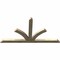 Ekena Millwork Richland Rough Sawn Timber Gable Bracket, Douglas Fir, 108"W x 58"H x 4"D x 6"F, 13/12 Pitch GBW108X58X0406RIC00RDF - alternate 3